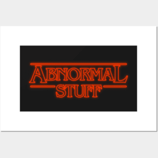 stranger things - abnormal stuff Posters and Art